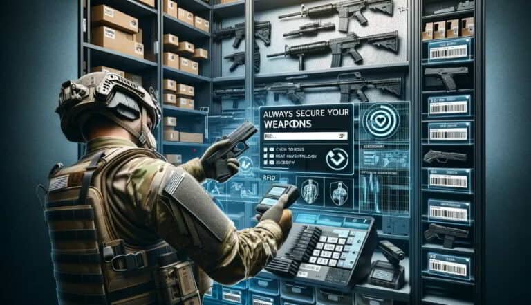 RFID Weapons Tracking System for Police, Military & Corrections